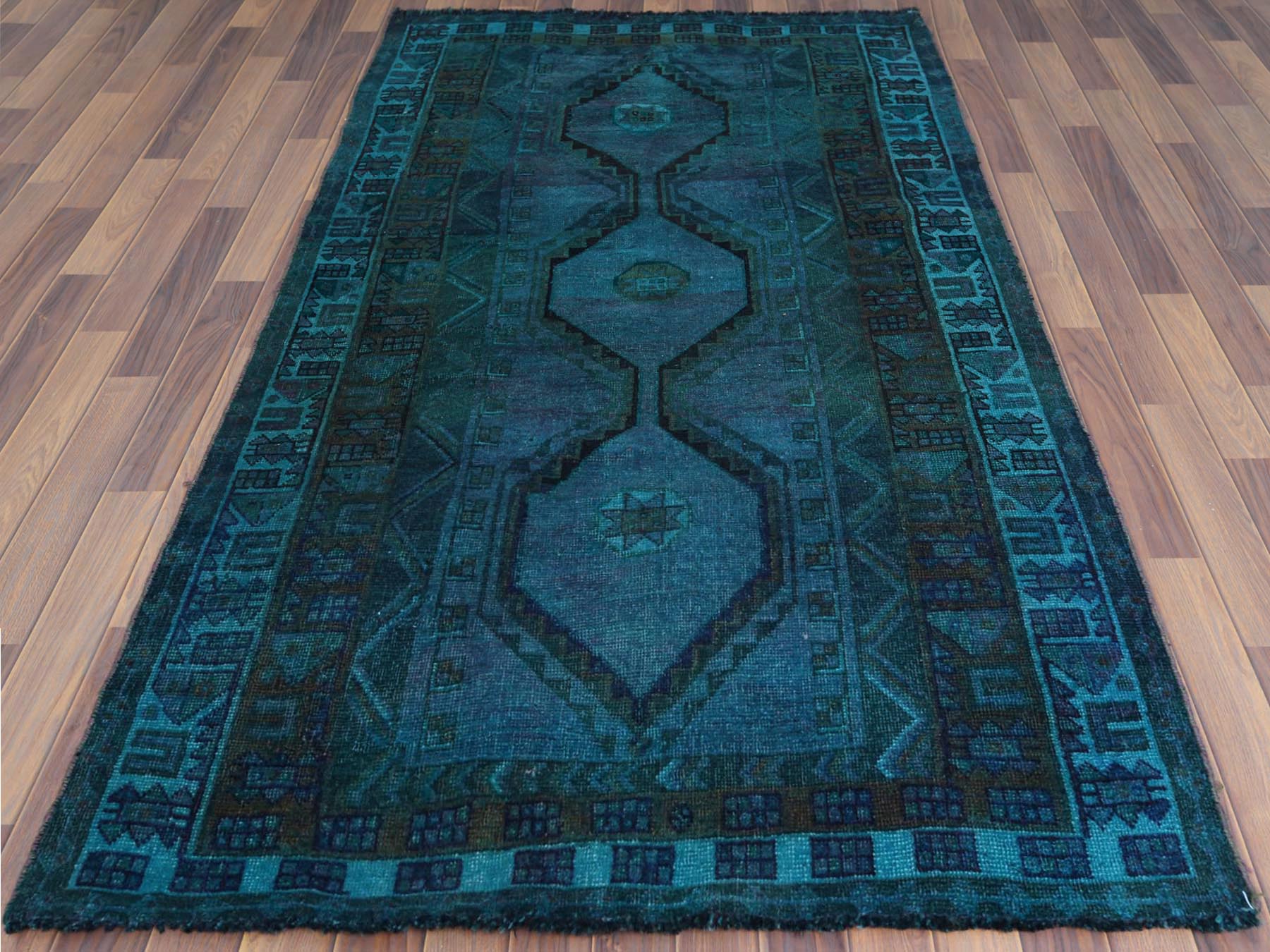 Overdyed & Vintage Rugs LUV549756